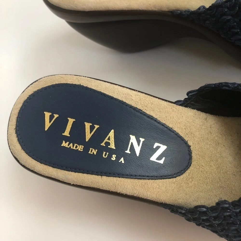 Vivanz Made in USA - Wedge Slide Sandal